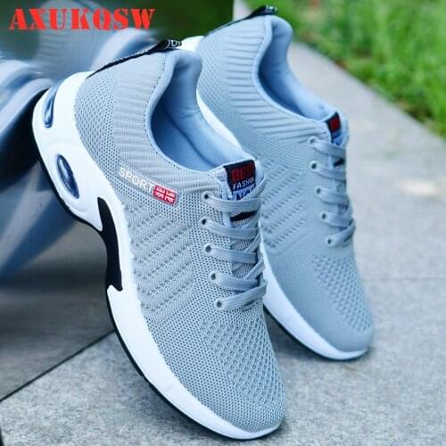 Men Shoes Size 39-44 Summer Sneakers Breathable Outdoor Walking Sport Shoes For Male Lace-up Men Footwear Bubble Running Shoes