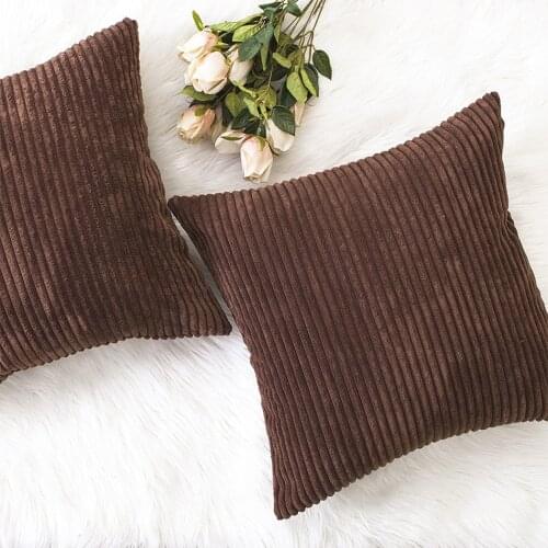 Customizable Solid Color Throw Pillow Cases,Soft Comfortable Stereo Stripe Cushion Cover,Couch Decoration Fadeless Pillowcase