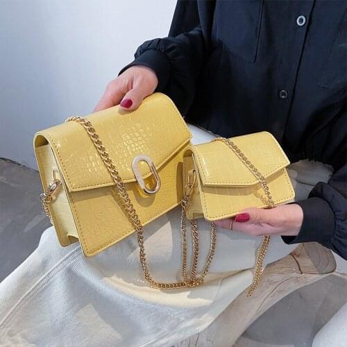 2021 Summer New Women Bag Fashion Pu Texture Messenger Bags All-match Crossbody Bags
