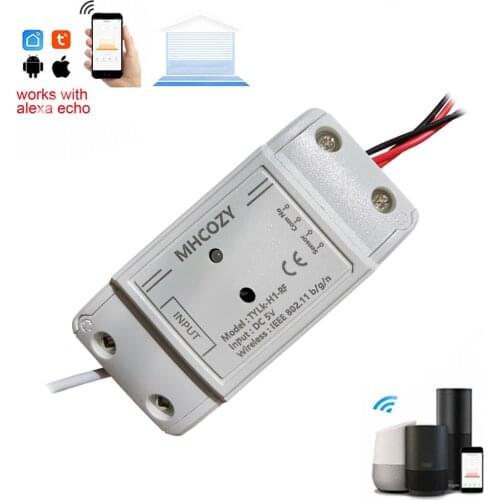 WiFi Switch Smart Garage Door Opener Controller Work With Alexa Echo Google Home SmartLife/Tuya APP Control No Hub Require