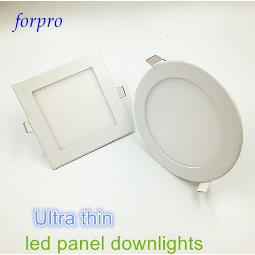 20pcs/lot Dimmable led Panel light 3W4W6W9W12W15w18w25w downlights Square ceiling lamps With driver power 110v220v230V