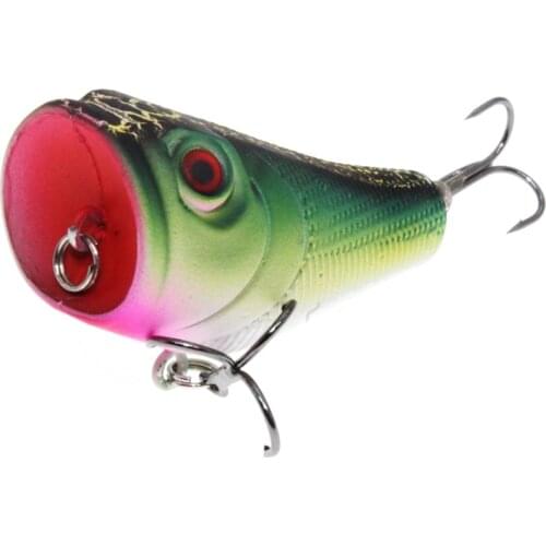 1PCS Minnow Fishing Lure 50mm 7.7g Topwater Hard Bait Wobbler Jig Bait Crankbait Carp Striped bass Pesca Fishing tackle SwimBait