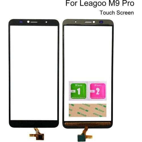 5.72'' Touch Screen For Leagoo M9 Pro M9Pro Touch Panel Front Glass Digitizer Panel Lens Sensor TouchScreen Tools 3M Glue Wipes