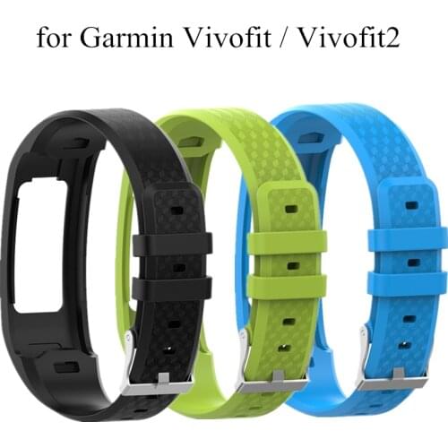 Silicone Wrist Strap for Garmin Vivofit /Vivofit 2 Smart Band Bracelet S/L Size Replace Watch Band for Garmin Vivofit1 Vivofit2
