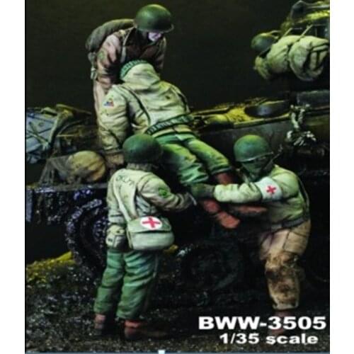 Resin WWII U.S. Army 4 people 1:35