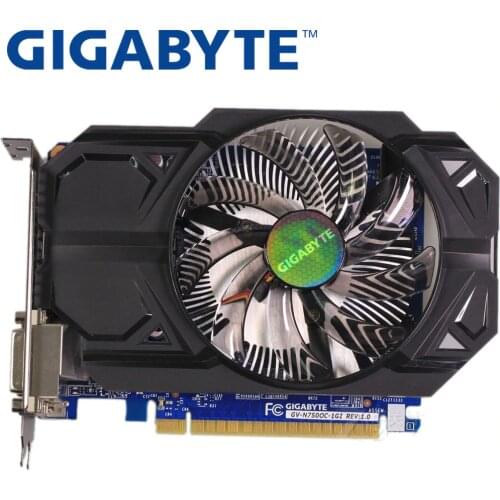 GIGABYTE Graphics Card Original GTX 750 1GB 128Bit GDDR5 Video Cards for nVIDIA Geforce GTX750 Hdmi Dvi Used VGA Cards On Sale