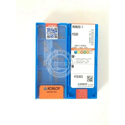 KORLOY CNC insert MGMN200-G PC9030 MGMN200-T PC5300