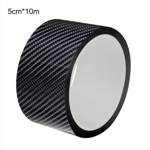 10m Carbon Fiber Car Door Sill Edge Guard Trim Sticker Bumper Protectors Strip Car Stickers Auto Accessories Car Styling