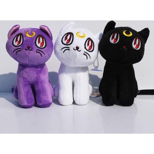 1Pcs 18cm Cat Stuffed Animals Plush Doll Soft Toys For Children With Sucker