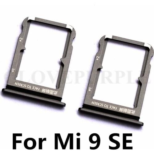 10pcs/lot SIM Card Tray Holder For Xiaomi 9 SE Micro SD Card Holder Slot Adapter for Mi 9SE Mi9SE