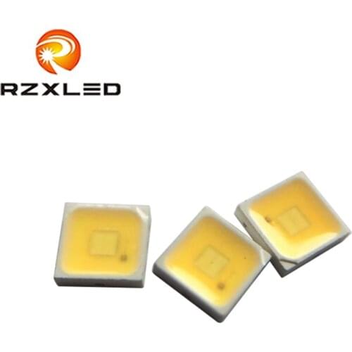 100pcs/lot LED 3V CRI90 EMC Stent 3030package With Zener Warm White2700K 3000K 3500K Chip For Bulb