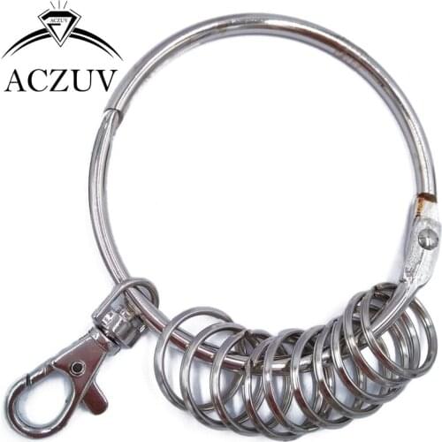 20pcs Dull Silver Rhodium Plated Keychain Big 80mm Key Ring Accessories 25mm Small Ring & 38mm Swivel Lobster Clasp BKR002