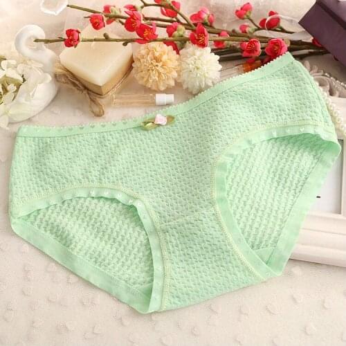 6 pcs Underwear Women Ladies Panties Sexy Cotton 2022 Girls Low-Rise Intimate Brief Lingerie Panty Underpants Small Size Solid