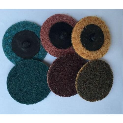 60Pcs Roloc Sanding Disc Grinding Disc 50mm Rotary Tool for Metal Surface Prep Strip Grind Polishing Burr Rust Paint Woodworking