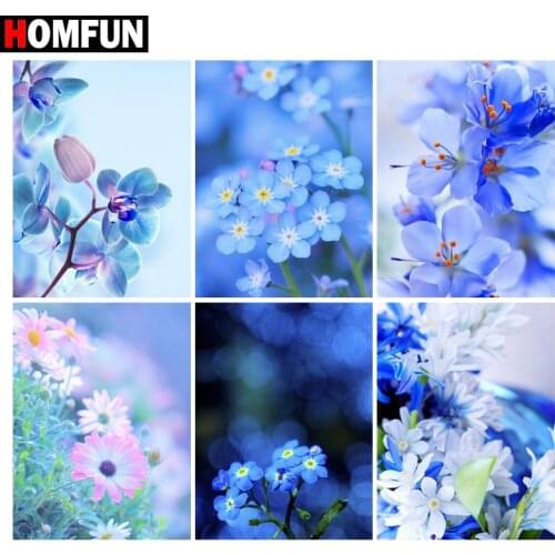 HOMFUN Diamond Painting Full Square/Round Drill 5D DIY "Flower landscape" Daimond Embroidery Rhinestone Cross Stitch Decor