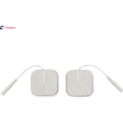 Freeshpping - Newest 100PCS 40*40MM Square Self Adhesive TENS machine Electrode Pads. Long lasting