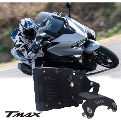For YAMAHA TMAX 530 T MAX 530 2017 2018 2019 Stand Holder Smartphone Mobile Phone GPS Plate Bracket