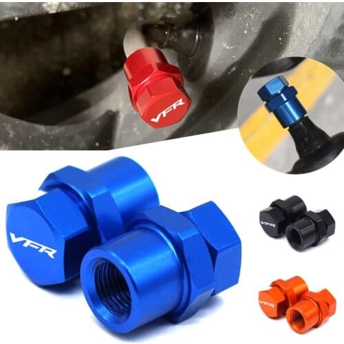For HONDA VFR 750 800/F VFR750 VFR800 VFR800F LOGO Motorcycle CNC Aluminum Wheel Tire Valve Stem Airtight Covers Cap Accessories