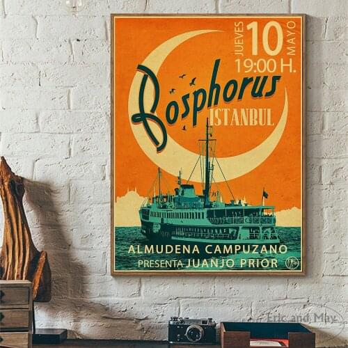 Europe Travel And Railways Vintage Posters And Prints Wall Pictures For Living Room Canvas Painting Art Decorative Home Decor