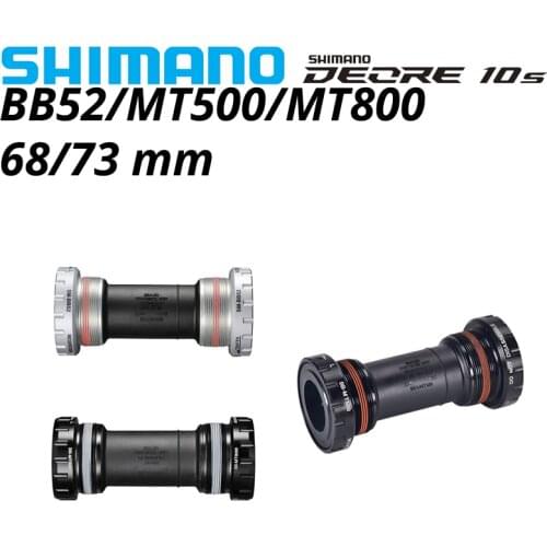 Shimano Deore SM-BB52 XT MT800 Hollowtech II Mountain Bike Bottom Bracket 68 73 MM for m4050 m6000 m4100 m7000 m8000 Chainwheel