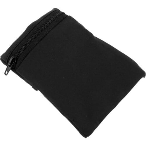 Unisex Performance Sports Wristband Sweatband Wallet with Zipper - Moisture Wicking & Comfortable