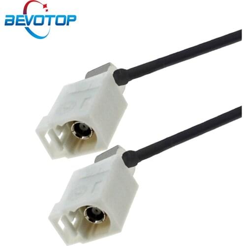 Elbow Fakra B Female to Fakra B Female Right Angle 90 Degree Jack RF Coaxial Cable Radio Antenna Adapter RG174 Extension Pigtail