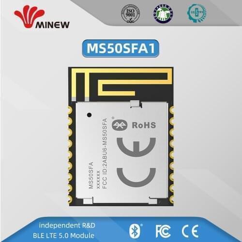FCC CE Certified nRF52811 Bluetooth module BLE 5.1 module Support Bluetooth Long Range Zigbee Thread