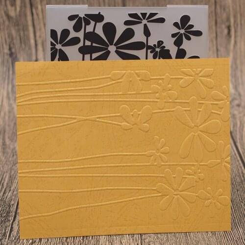 Morning Glory Flowers Plastic Embossing Folder Template For Scrapbooking Photo Album Paper Card Background Decoration