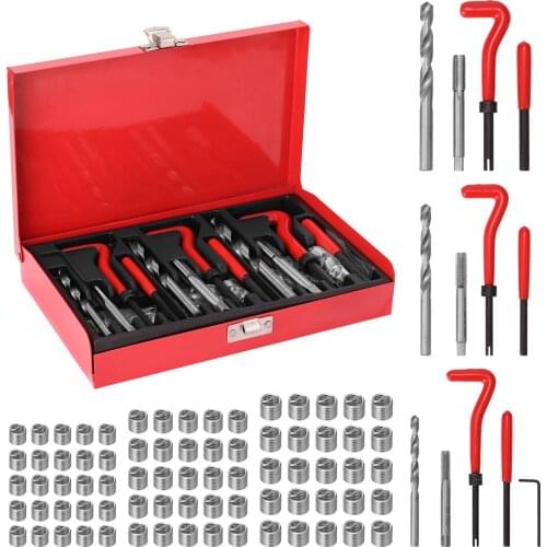 Thread Repair Engine Block Restoring Damaged Thread Repair Tool Kit M5 M6 M8 M10 M12 for Helicoil Car Repair Tools Coarse