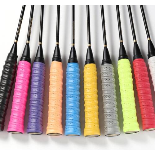 Tennis Racket Hand Glue Anti-skid Sweat Tape Absorbed Wraps Badminton Racquet OverGrip Fishing Tenis Skidproof Sweat Band Grip