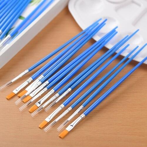 100 PCS/Set Fine Hand Painted Thin Hook Line Pens Black Art Supplies Drawing Art Pen Paint Brush Nylon Brush Painting Pen