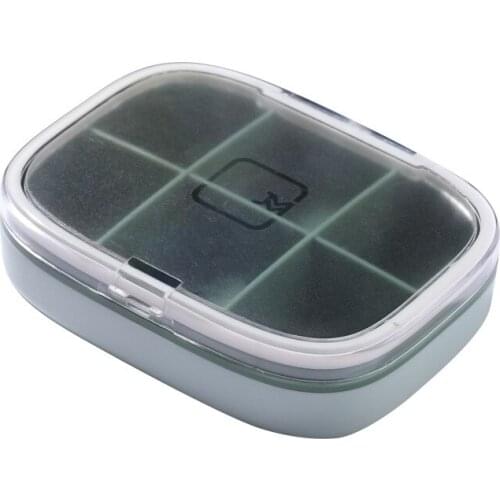 2021 New Portable Medicine Small Mini Storage Box with Large Capacity Travel Package, Compartment Sealed Moisture-proof Box