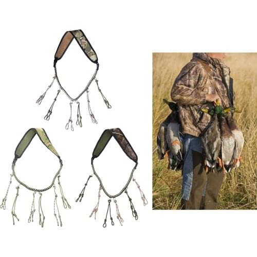 Hunter Duck Carrier with 12 Drops Slip Knot, Hunting Bird Tote, Game Carrying Strap Lanyard, Goose Hanger, Tote, Paracord