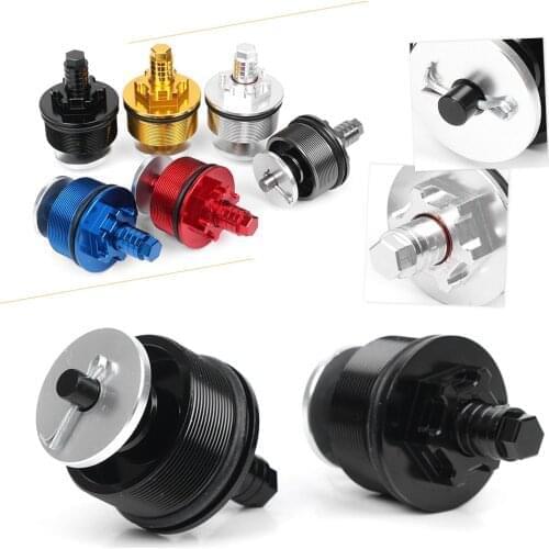 41MM Motorbike Front Shock Absorber Screw Fork Cover Cap Preload Adjusters Bolts For Honda CB400 2PCS
