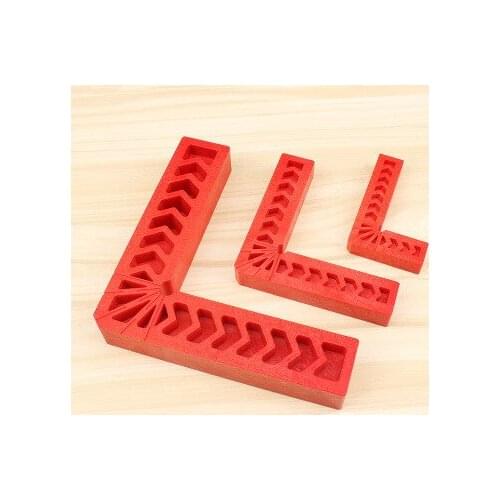 90 Degree Right Angle Auxiliary Locator 3/4/6 Inch Woodworking Tools Plastic Square Angle Ruler Holder