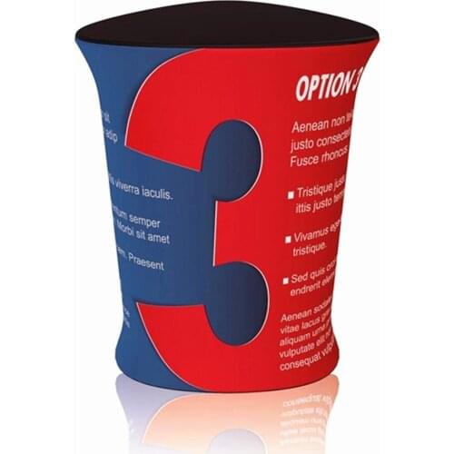 Portable Advertising Exhibition Table Showroom Front Showcase Desk Fabric High-end Reception Desk Stand Reception Station Rack