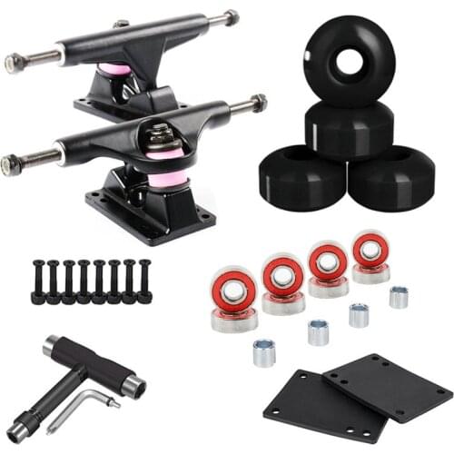 Professional Skateboard Trucks Wheel Combination 5inch Bridge 52*32mm 100A Wheels Long Board Parts Dropshipping Skateboard Parts