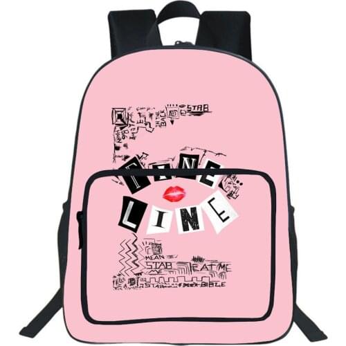 H Styles Backpack Boy Girl Bag Double Zipper School Bag Fine Line Knapsack Fashion Men Travel Knapsack Childrens Bookbag Mochila