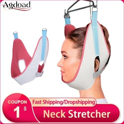 Cervical Traction Belt Adjustable Neck Stretcher Vertebrae Recovery Health Care Neck Stretching Fixing Straps Brace Dropshipping