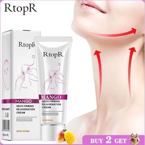 RtopR Neck Firming Wrinkle Remover Cream Rejuvenation Firming Skin Whitening Moisturizing Shape Beauty Neck Skin Care Products