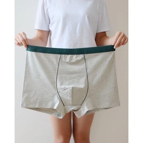 6XL 7XL 8XL 9XL Mens panties 100% cotton underwear man 100kg 150kg plus men boxer pants large size fat boxers