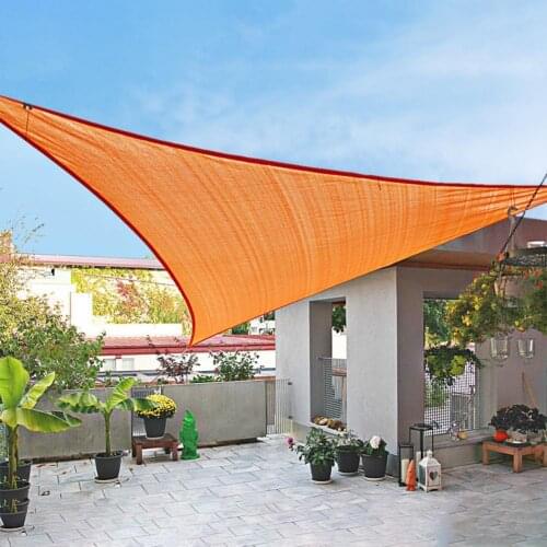 2M Waterproof Triangular UV Sun Shade Sail Sun Shelter Sunshade Canopy Garden Patio Pool Shade Sail Awning Camping Picnic Tent