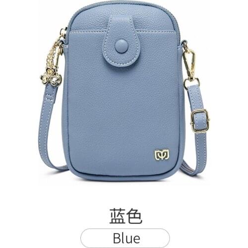 Ladies Casual Shoulder Strap Bag Coin Purse Women Pu Leather Handbags Mini Bag Cell Phone Bags Female Simple Small Crossbody Bag