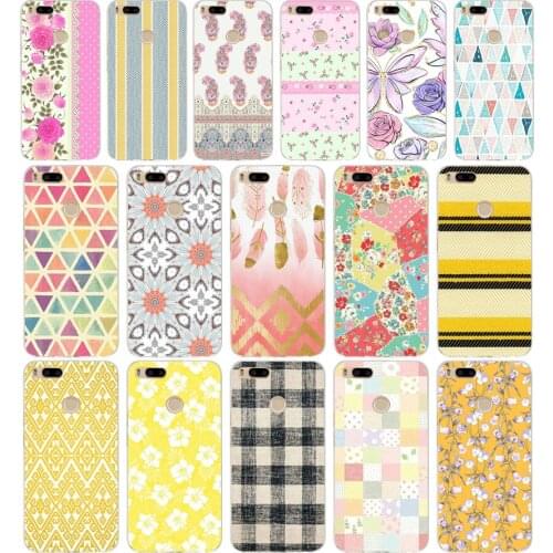 065FG Cloth Texture Soft Silicone Tpu Cover phone Case for xiaomi redmi mi 8 A1 A2 lite