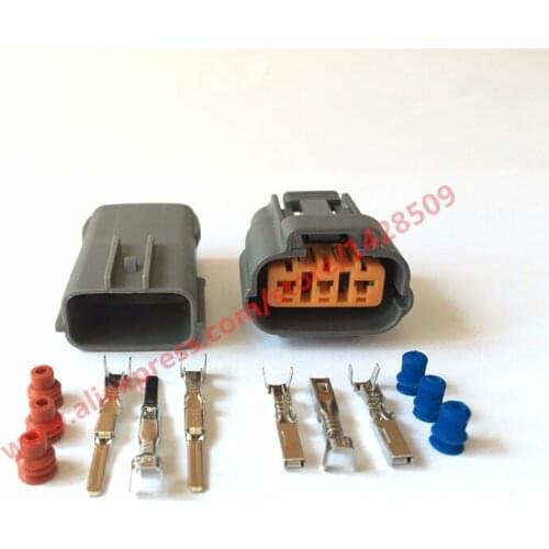 20 Sets 3 Pin DL 090 Female And Male Sumitomo Waterproof Cable Connector For Nissan Mazda RX8 Ignition Coil 6195-0009 6195-0012