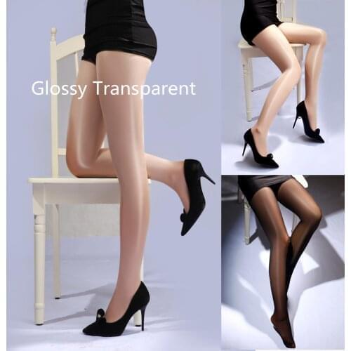 1PC Stockings Open File Stockings Sexy Panty tights open crotch temptation sexy lingerie socks Shiny and Transparent Erotic c50