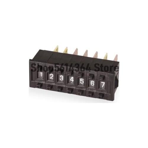 10pcs Beige Black 22mm x 8mm 0-9 Digits BCD or Decimal Code Pushwheel Thumbwheel Switches KM1 KSA-1 or end Plates Blank Spacers