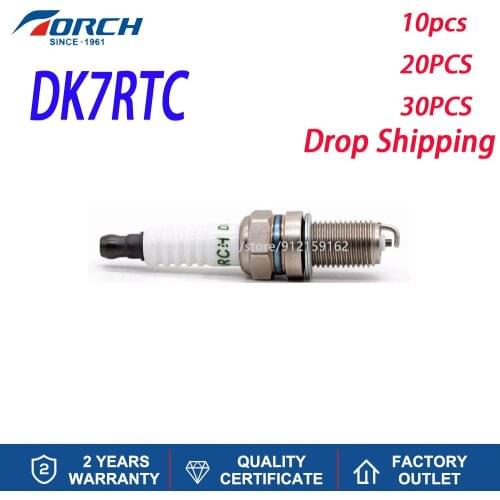 10pcs/lot Spark Ignition Candle Original TORCH DK7RTC Replace for CHAMPION RER8WYB NGK DCPR7E Denso XU22TT Drop Shipping