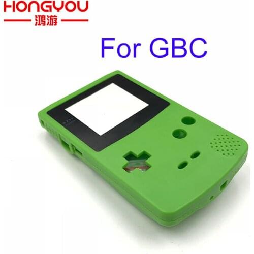 10pcs green New Full Housing Shell Cover for Nintendo Game boy Color GBC Repair Part Housing Shell Pack