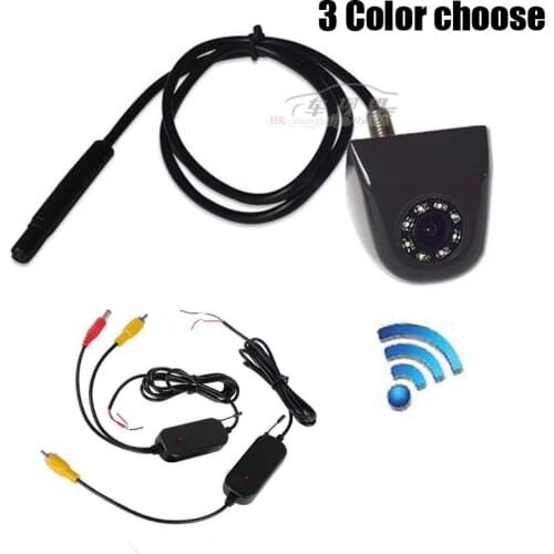 2.4G Wireless Night Vision 8 LED Car camera Parking Assistance Waterproof CCD Car Rear View Camera Reversing Back up IP68